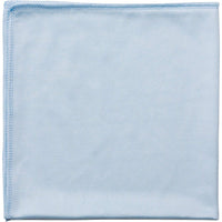 Rubbermaid Hygen Executive Series 16" x 16" Blue Microfiber Glass / Polishing Cloth, 12 /Case