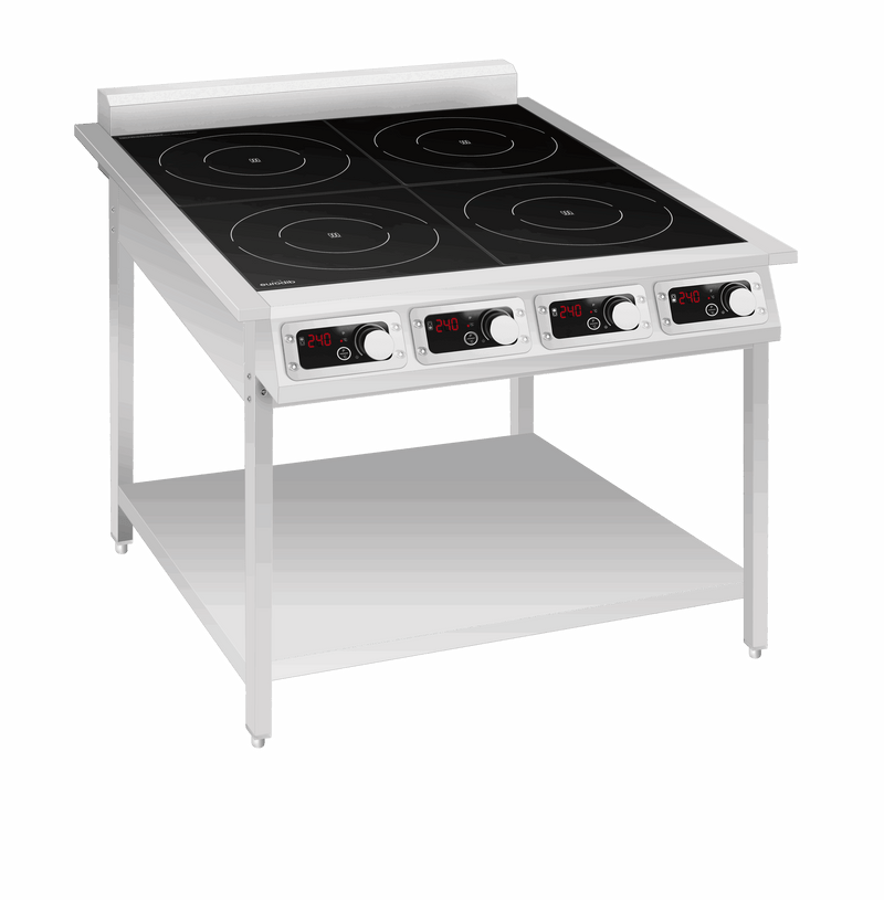 Eurodib 31.2" 4 Burner Induction Range Floor Style, 240 Volts