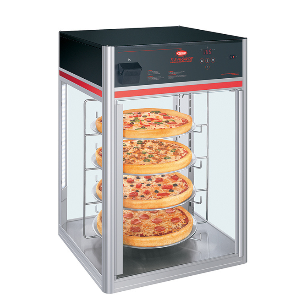 Hatco Flav-R-Savor Countertop Humidified Hot Food Holding & Display Cabinet with 4 Tier Rack