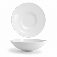 Front Of The House Spiral 48 Oz Wide Bowl, White 6 /Case