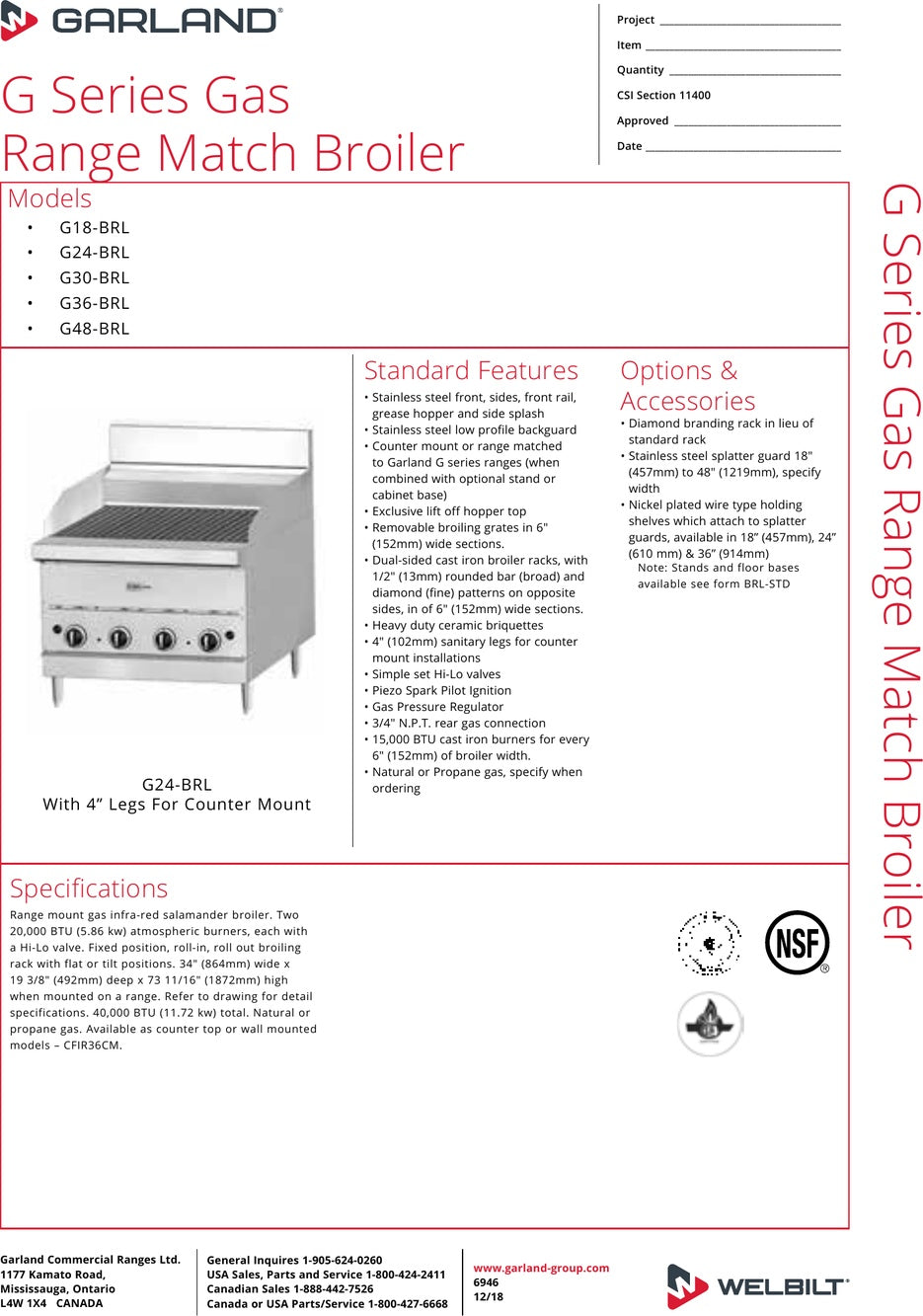Spec Sheet