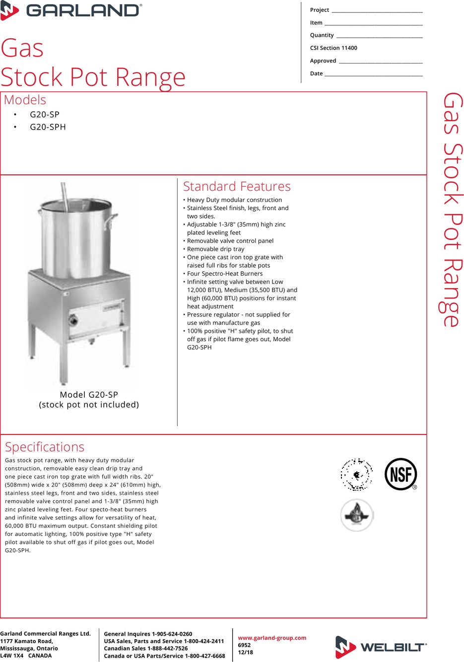 Spec Sheet