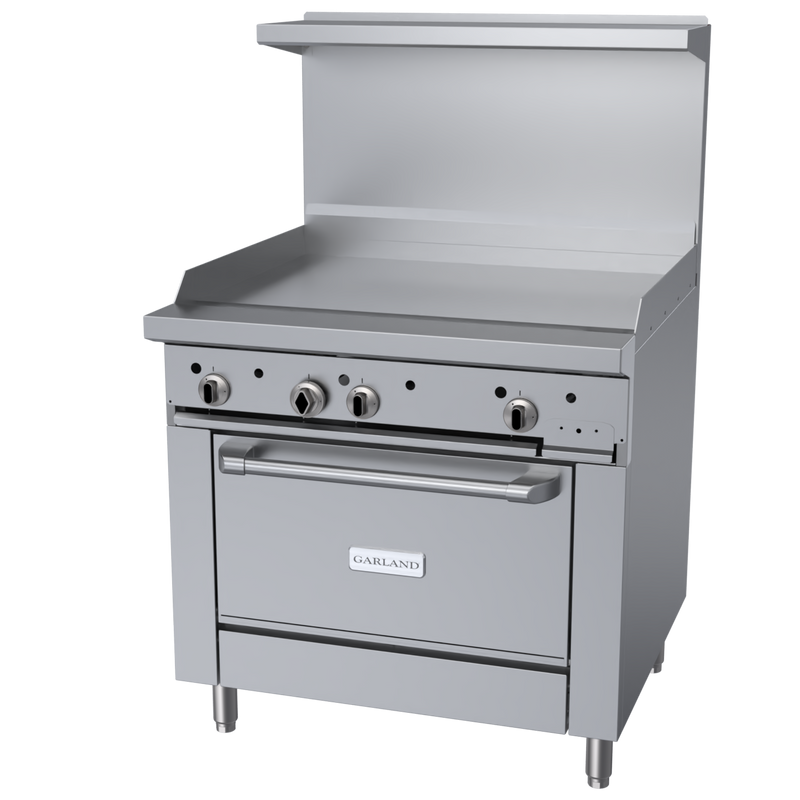 Garland G Starfire 36" Griddle Range with Standard Oven Natural Gas 92,000 BTU