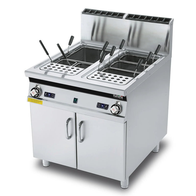 Italiana Food Tech 2 x 11 Gallons Double Tank Pasta Cooker Natural Gas
