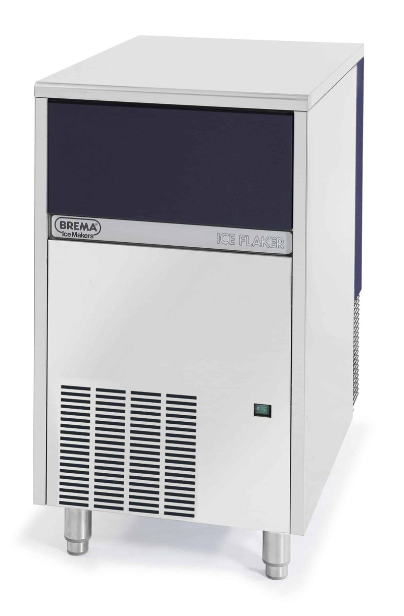 Brema 253 lb Per Hour Undercounter Flake Ice Machine, 26" Wide, Air Cooled 115V
