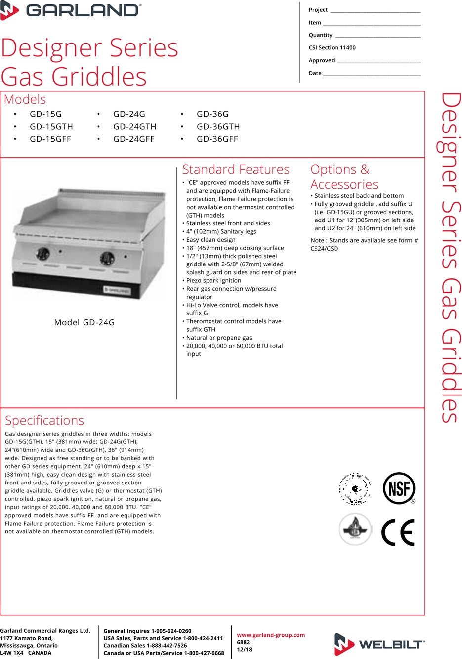 Spec Sheet