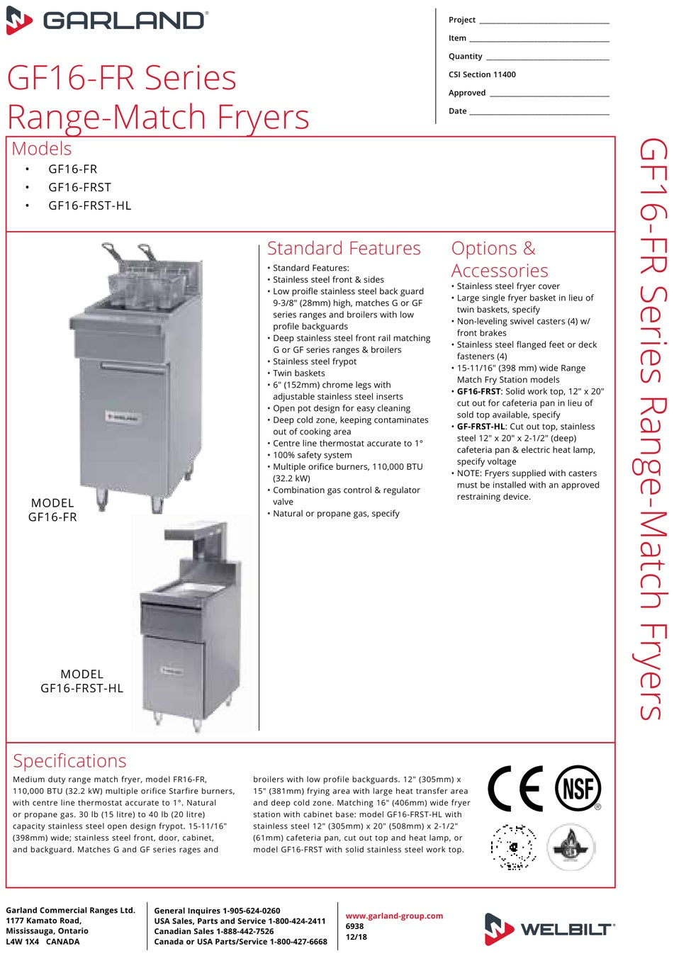Spec Sheet