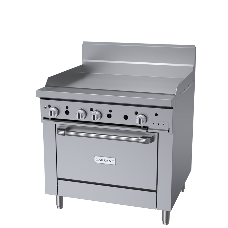 Garland GFE Starfire 36" Griddle with Hi-Lo Valves & Standard Oven Natural Gas 92,000 BTU