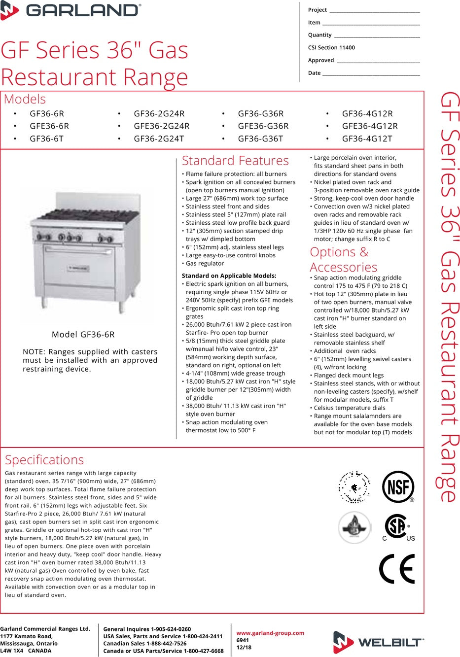 Spec Sheet