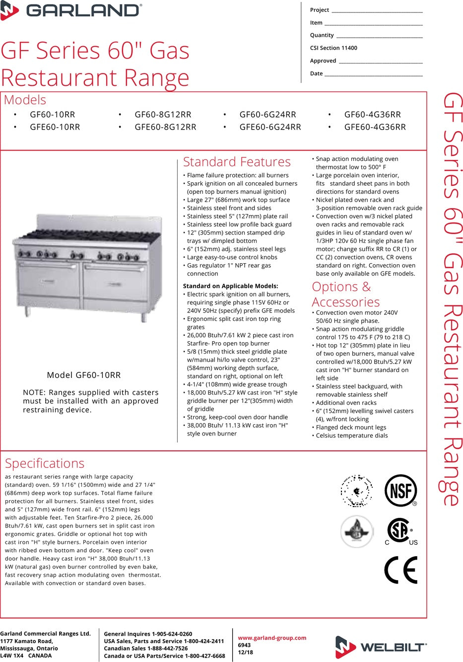 Spec Sheet