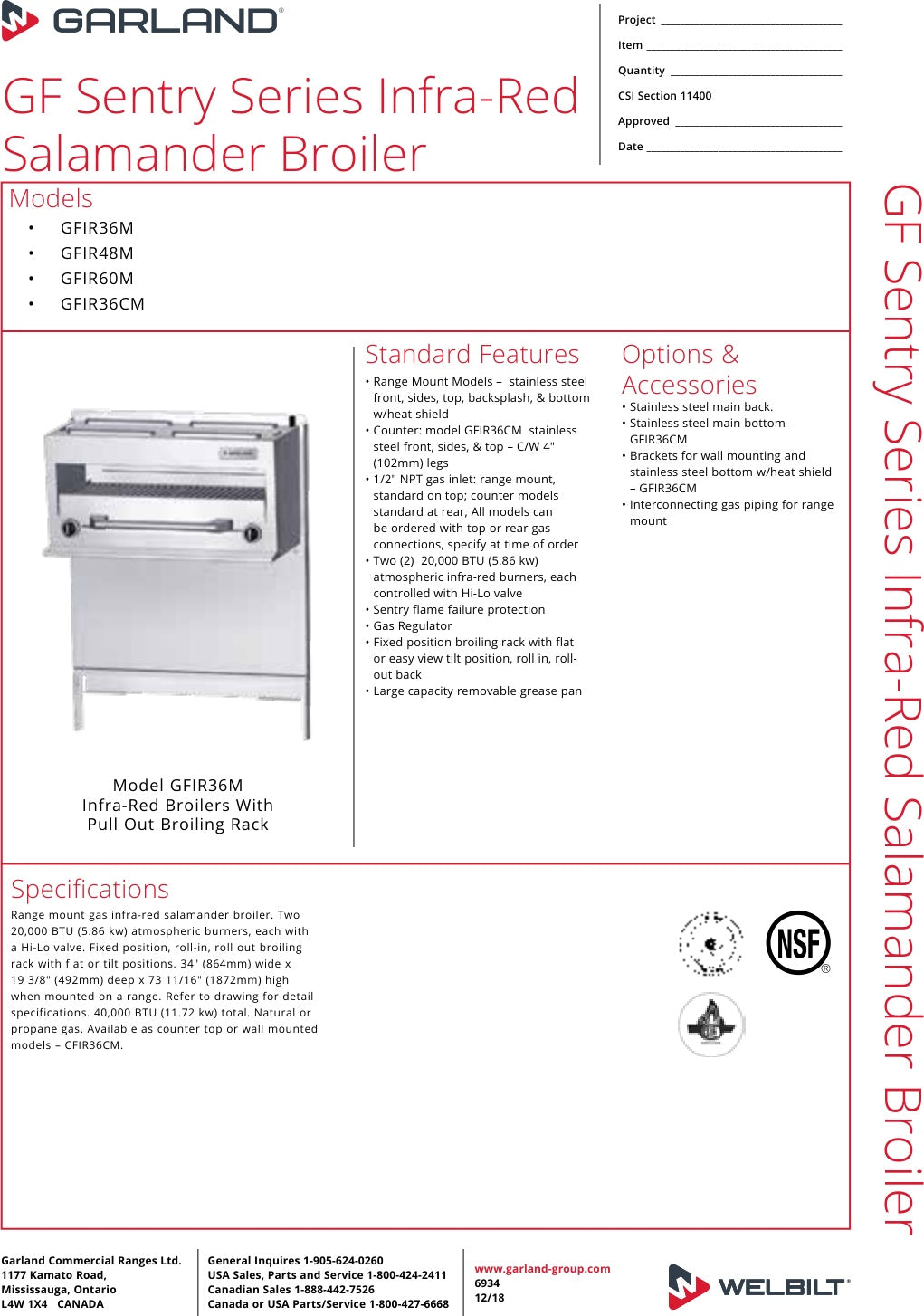 Spec Sheet