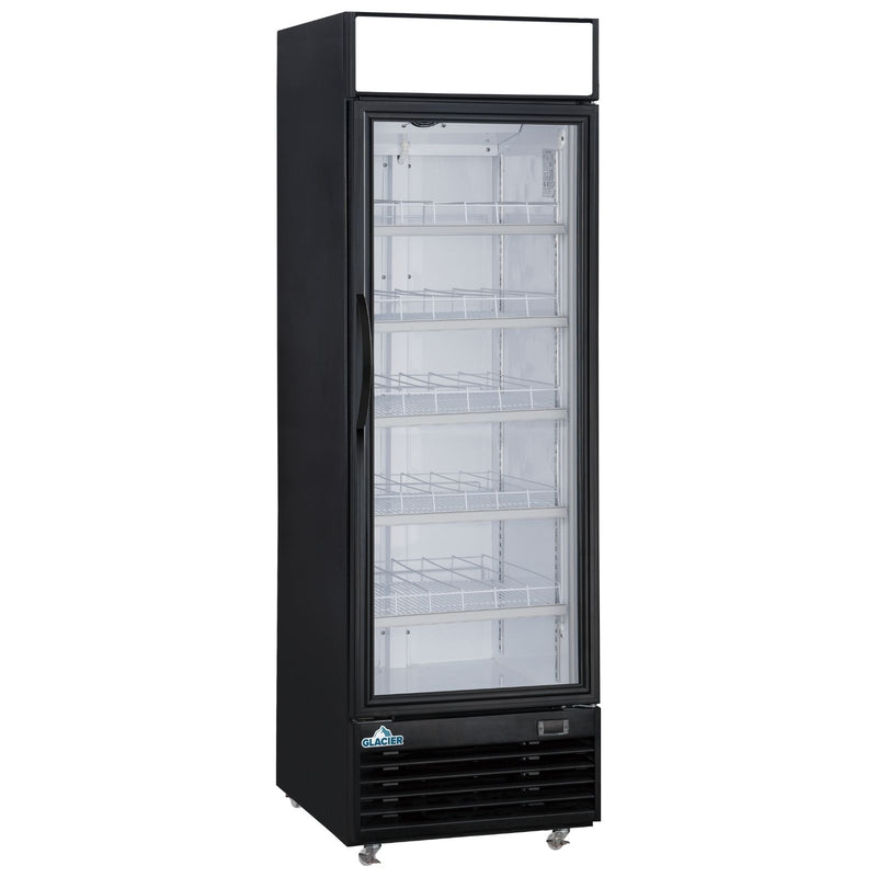 Glacier 24" Merchandising Refrigerator with Single Swing Glass Door