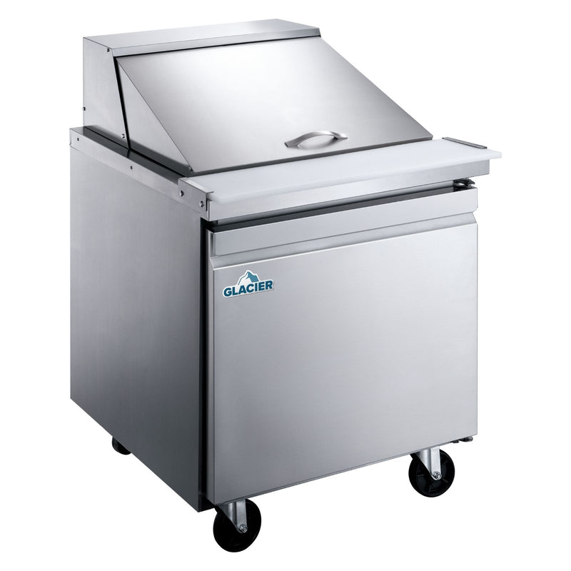 Glacier 29" Sandwich / Salad 12 Pan Megatop Prep Table with 1 Door