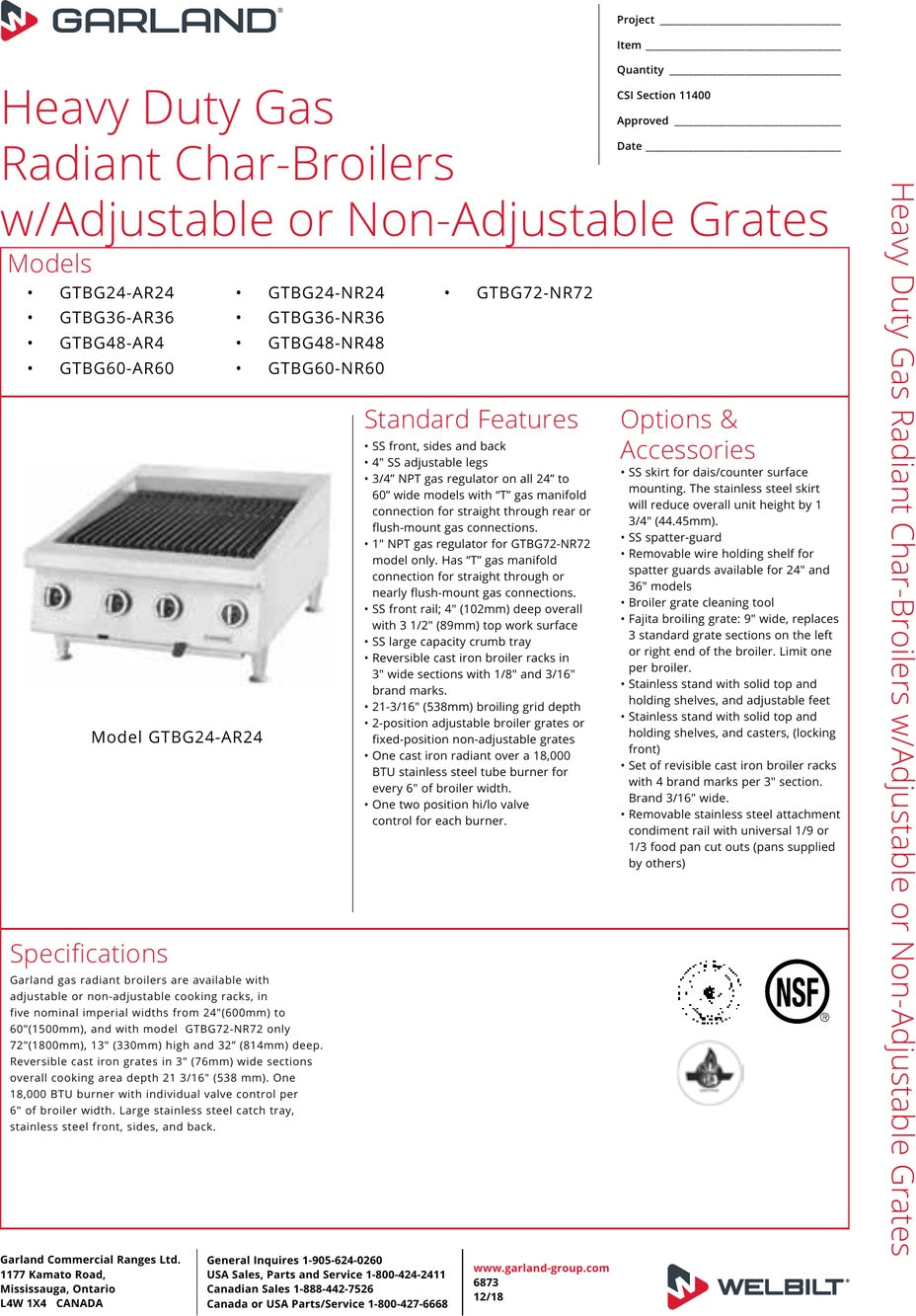 Spec Sheet