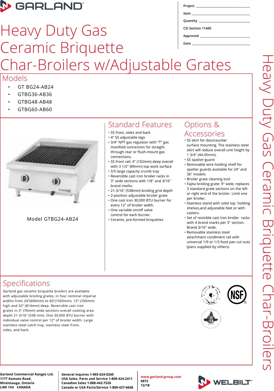 Spec Sheet