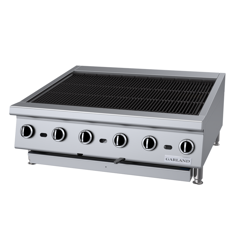 Garland 36" Countertop Charbroiler with Adjustable Grates Natural Gas 108,000 BTU