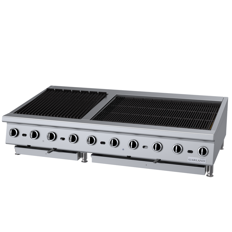 Garland 60" Countertop Charbroiler with Adjustable Grates Natural Gas 180,000 BTU