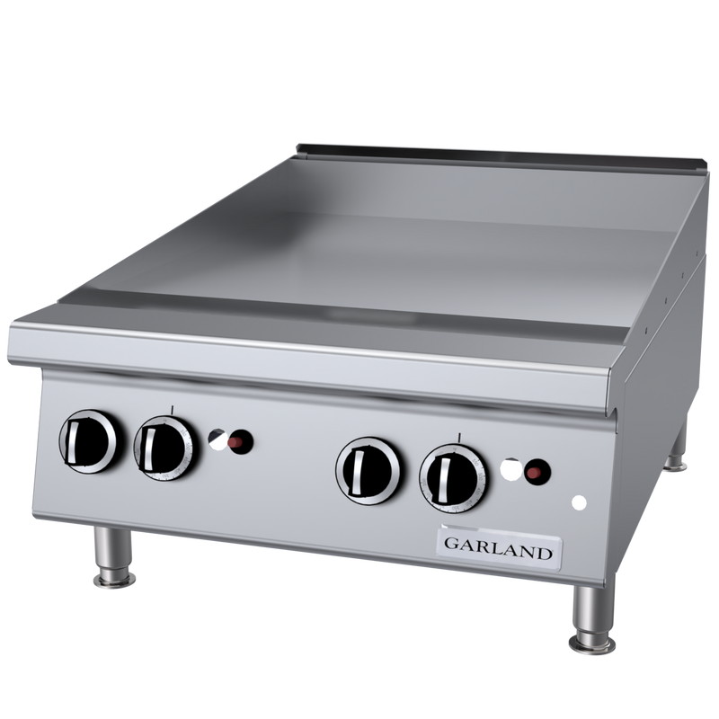 Garland 24" Countertop Griddle with Thermostat Controls Natural Gas 56,000 BTU