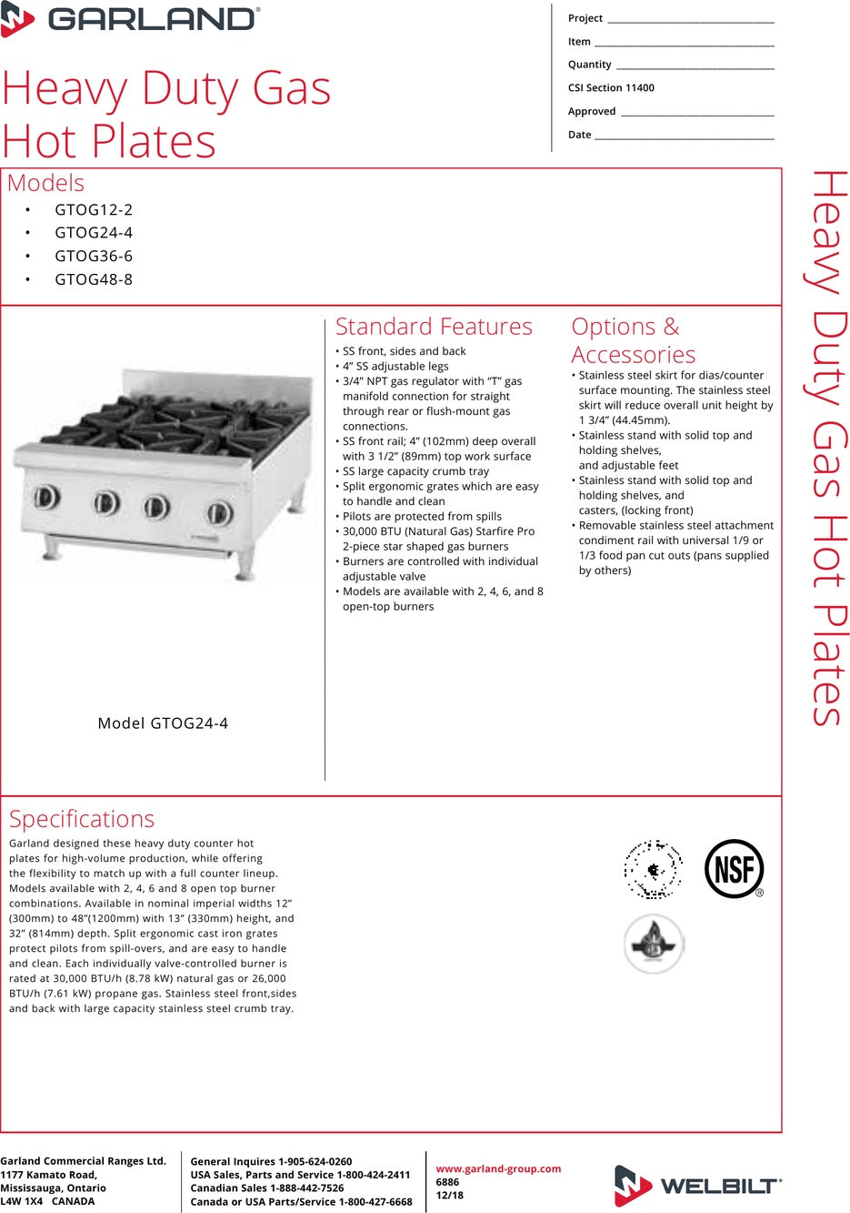 Spec Sheet
