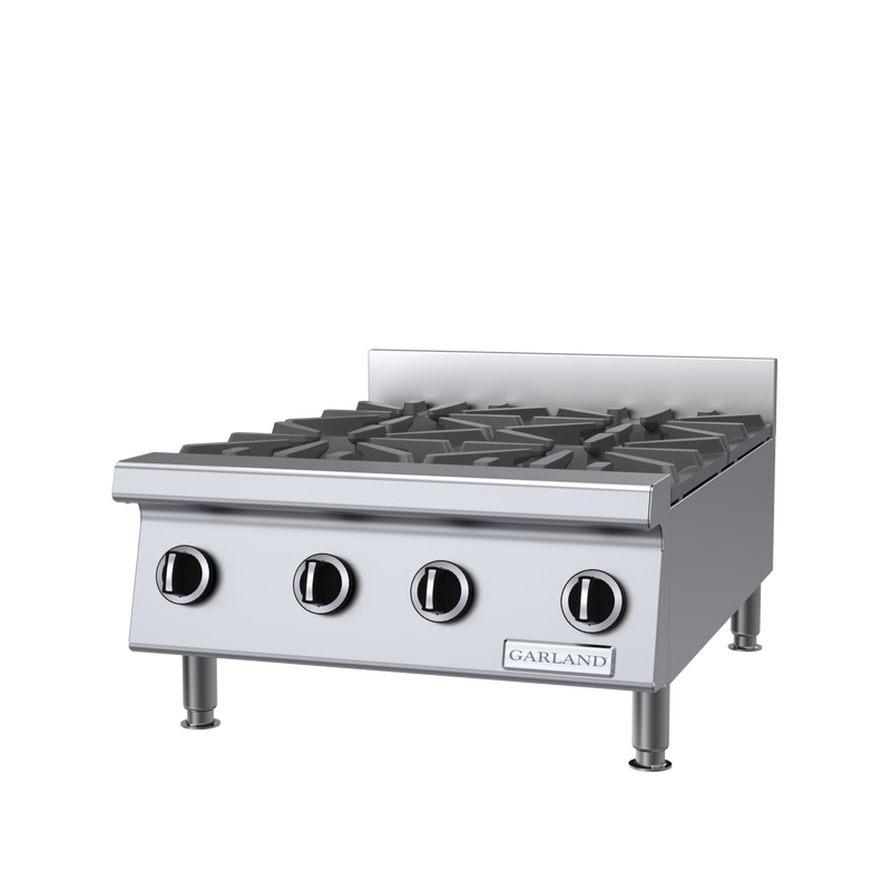Garland U.S Range 24" Heavy Duty 4 Burner Range Countertop Natural Gas
