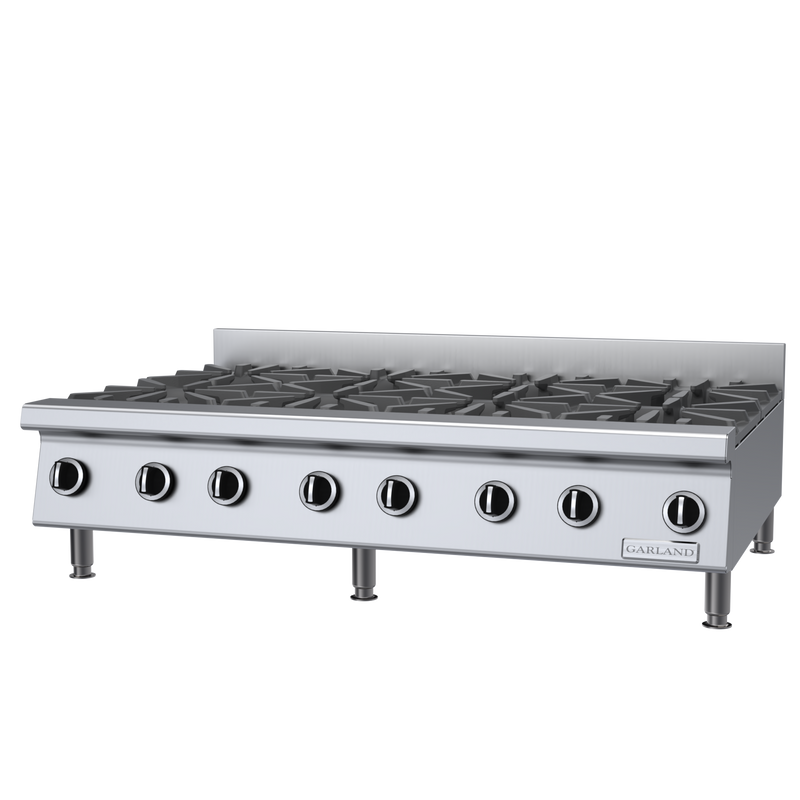 Garland U.S Range 48" Heavy Duty 8 Burner Range Countertop Natural Gas