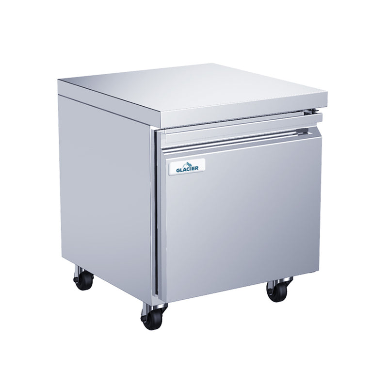 Glacier GUR-29 29" Undercounter Refrigerator with 1 Solid Door