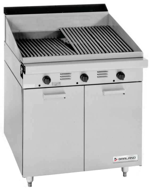 Garland Master Series Heavy Duty 34" Briquette Charbroiler Natural Gas 90,000 BTU