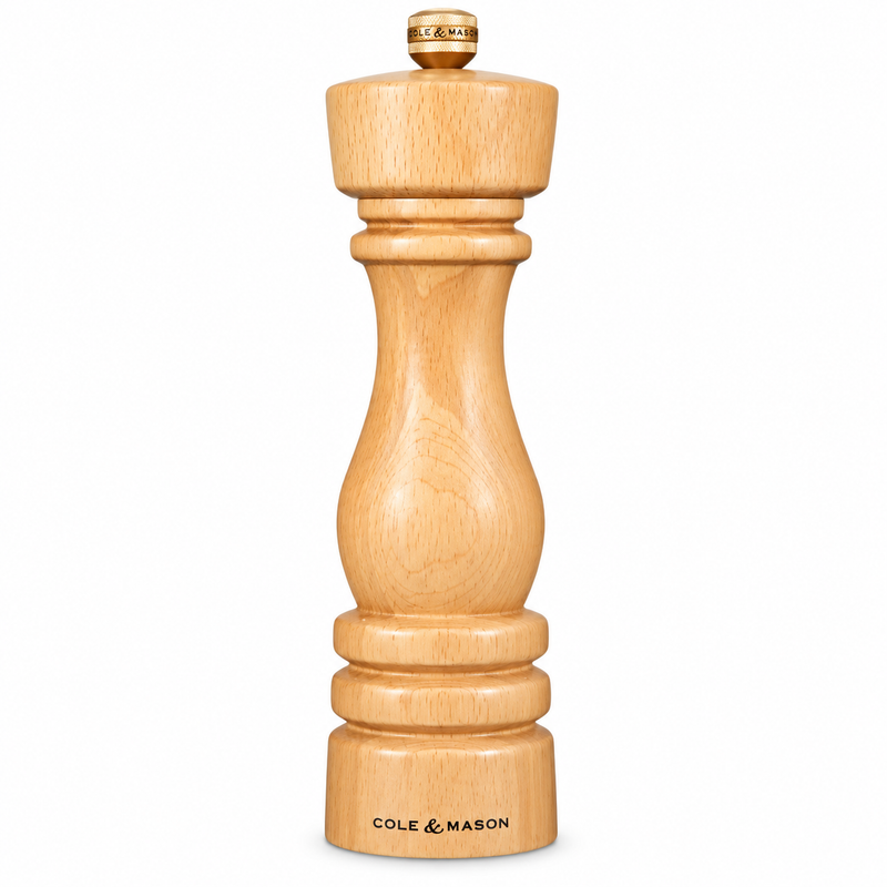 Cole & Mason 8.5" London Pepper Mill, Natural