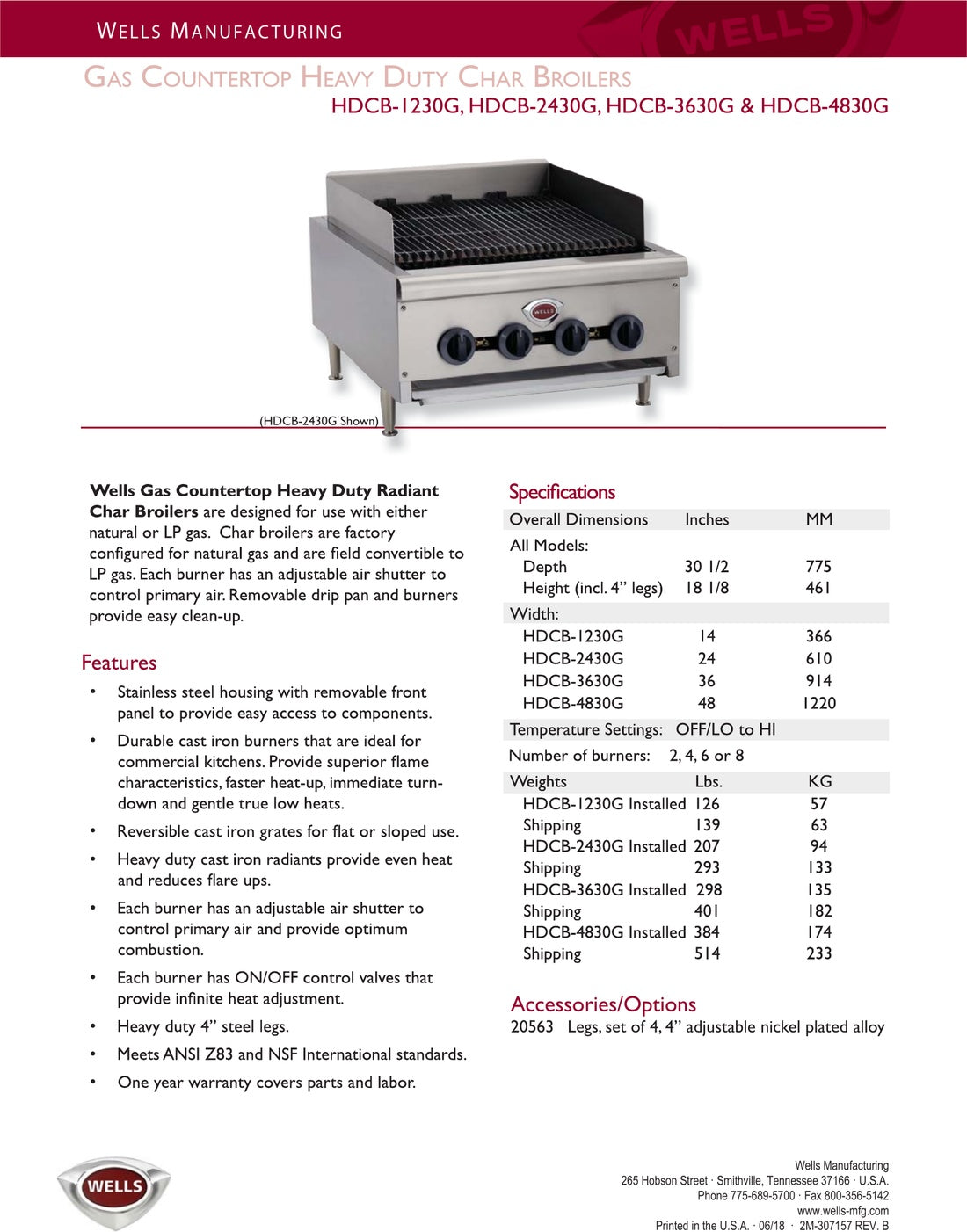 Spec Sheet