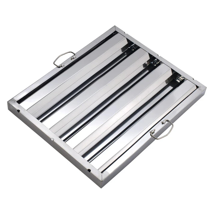 Winco 16" x 20" Exhaust Hood Filter, Stainless Steel - HFS-1620
