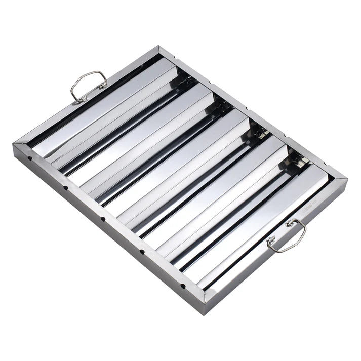 Winco 20" x 20" Exhaust Hood Filter, Stainless Steel - HFS-2020
