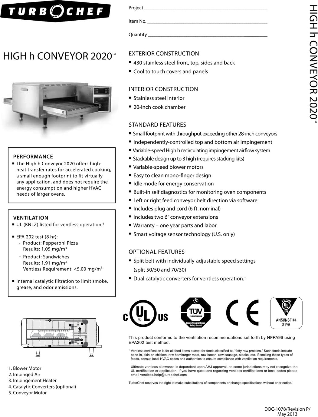Spec Sheet