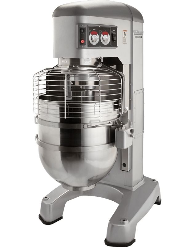 Hobart Legacy HL1400-1STD 140 Qt Planetary Floor Mixer 4-Fixed Speed 5 HP 220V, 3 Phase