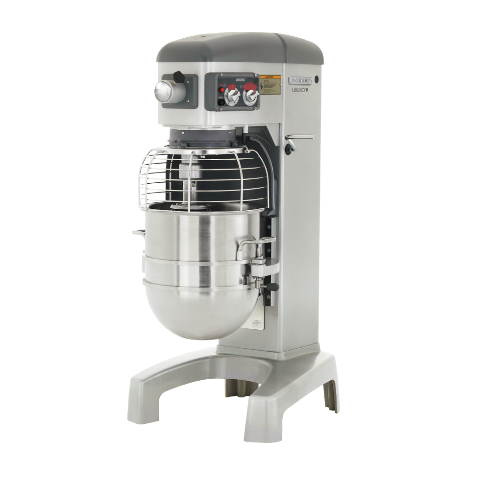 Hobart Legacy 40 Qt Planetary Floor Mixer with Guard, 3 Speed, 208V, 3 Phase