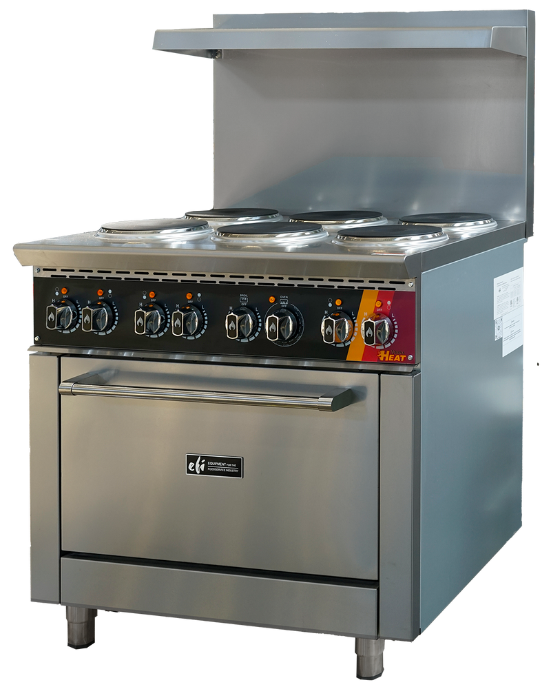 EFI 36" Electric Range with 6 Burners & Standard Oven 208 Volts