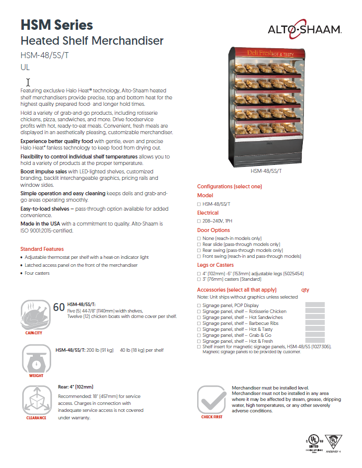 Specs Sheet