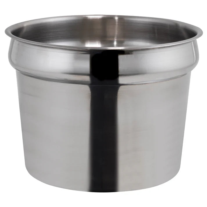 Winco 11 Qt Inset, Stainless Steel