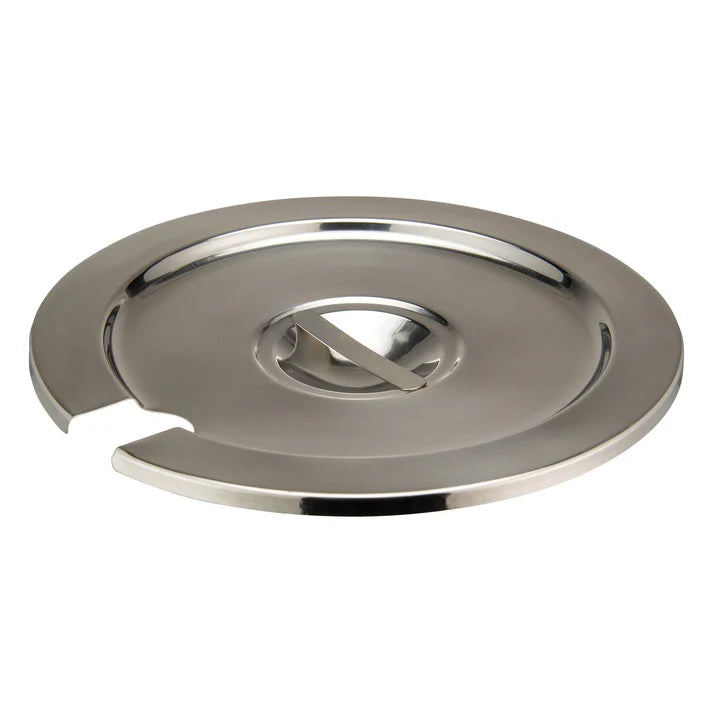 Winco Inset Cover for 7 Qt Containers with Handle, Stainless Steel