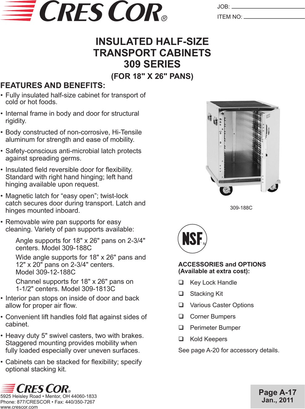 Spec Sheet