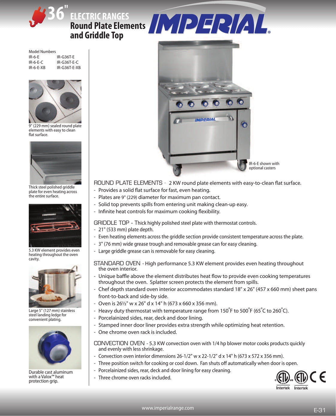 Spec Sheet