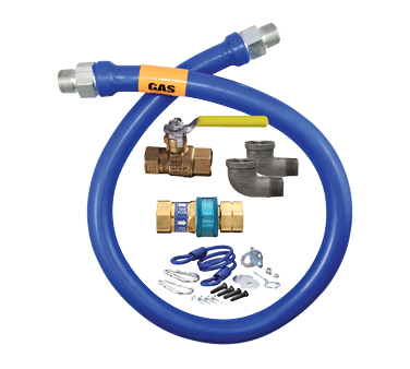 Dormont 48" Stainless Steel Gas Hose Connector Kit