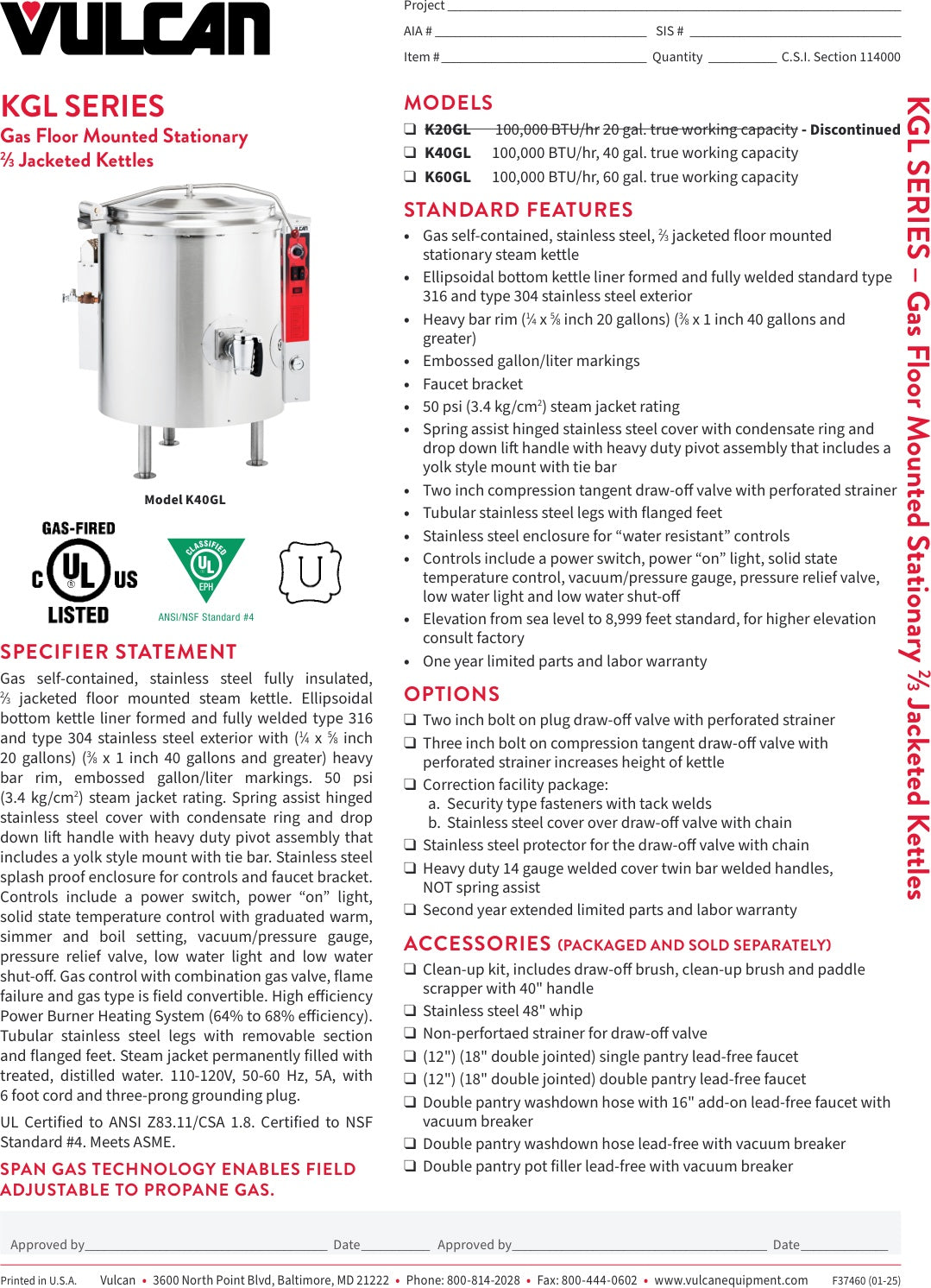 Spec Sheet