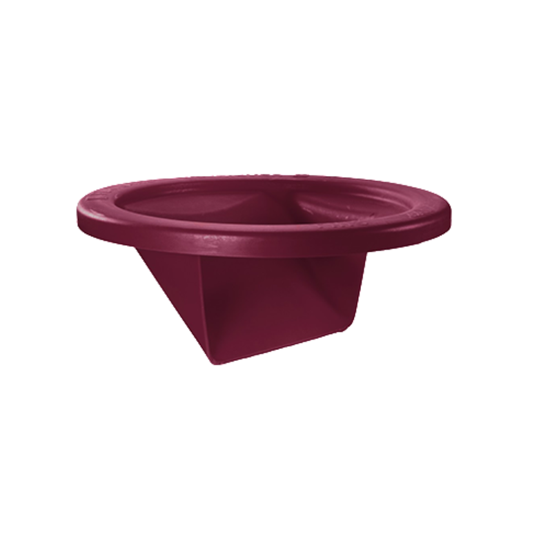 San Jamar KatchAll Magnetic Flatware Retriever for 32 & 44 Gallon Waste Cans, Red