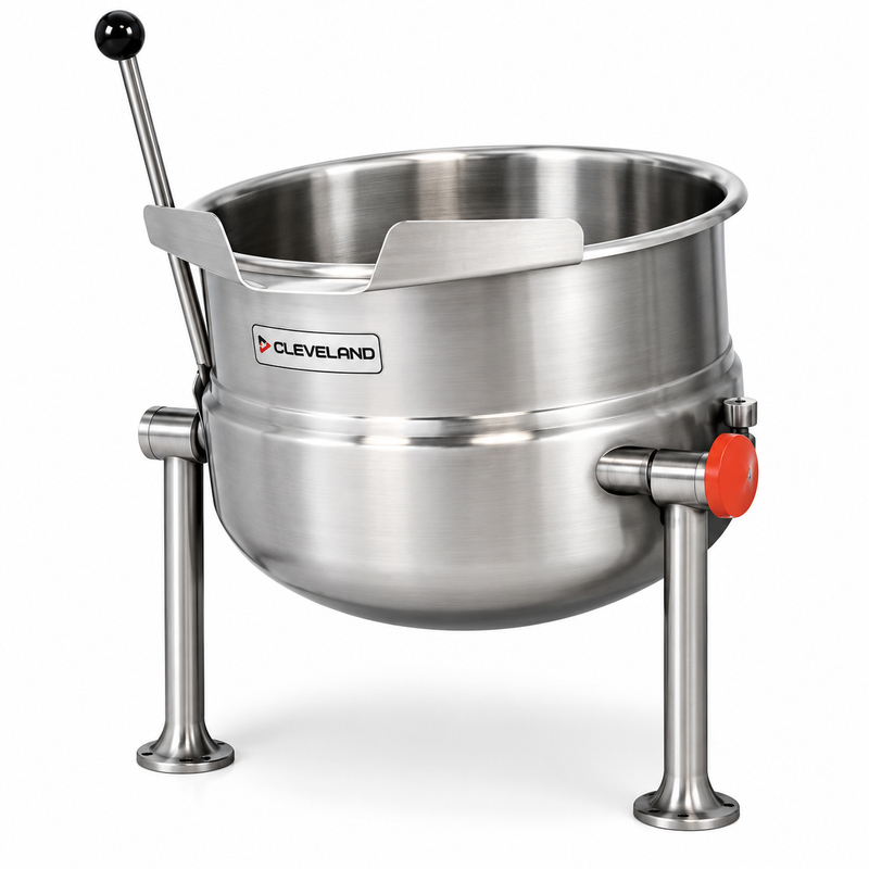 Cleveland 6 Gallon Direct Steam Tilting Kettle
