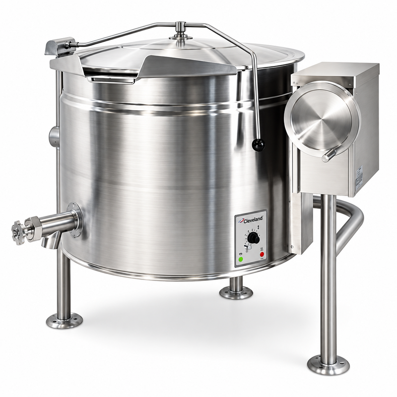 Cleveland  KEL60TSH Short Series 60 Gallon Tilting Steam Electric Kettle