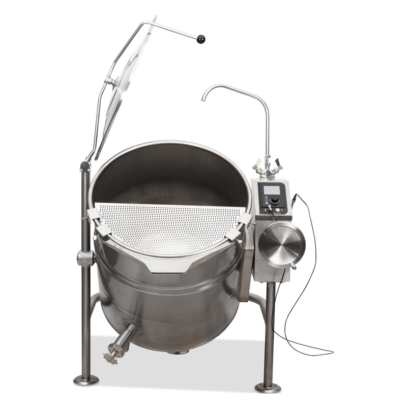 Cleveland KEL25T 25 Gallon Tilting 2/3 Steam Jacketed Electric Steam Kettle