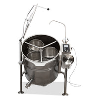 Cleveland KEL100T 100 Gallon Tilting 2/3 Steam Jacketed Steam Kettle, Electric