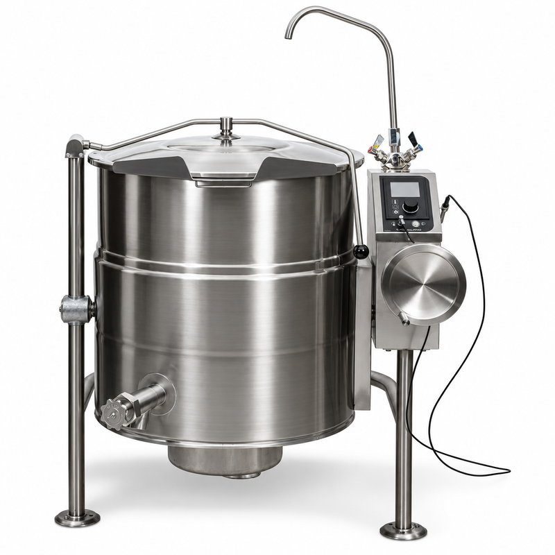 Cleveland KEL40T 40 Gallon Steam Tilting 2/3 Jacket Steam Electric Kettle