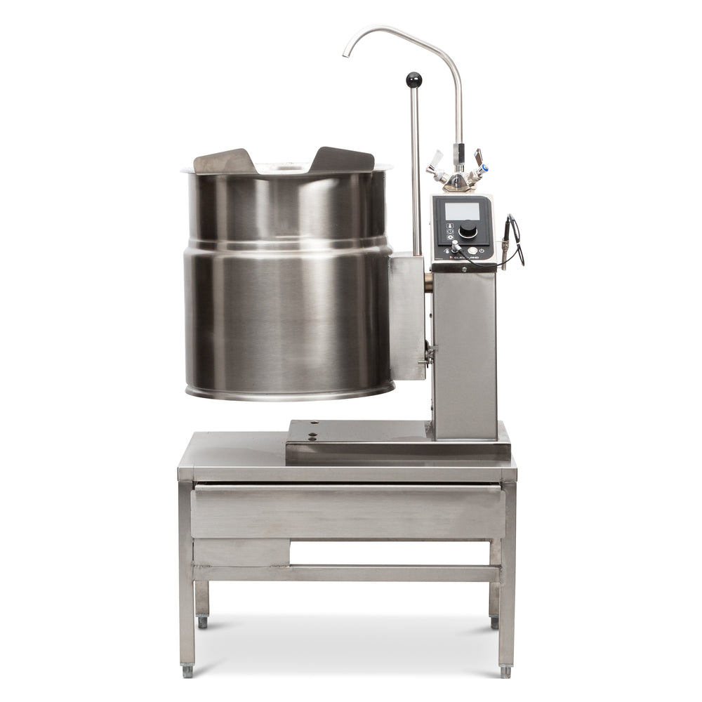 Cleveland KET12T 12 Gallon Tabletop Tilting 2/3 Steam Jacket Steam Electric Kettle