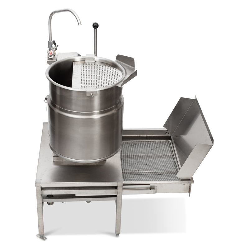 Cleveland KET6T 6 Gallon Tabletop Tilting 2/3 Steam Jacket Steam Electric Kettle